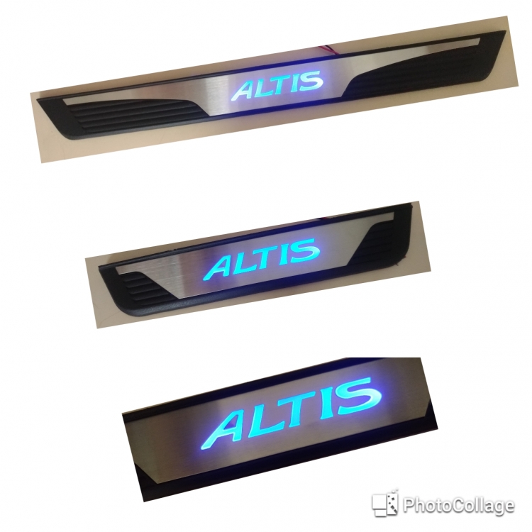 Altis led藍光原廠樣式外門檻踏版